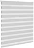 vidaXL Doppelrollo Hellgrau 125x100 cm Stoffbreite 120,9 cm Polyester 4014422 Bild 3