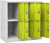 vidaXL Schließfachschrank Hellgrau und Grün 90 x 45 x 92,5 cm Stahl [336439] Bild 5