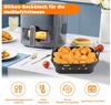 BlingBin Silikonform 2 Stück Heißluftfritteuse Backform für Ninja Foodi AF300/AF400, (2er Set 2-tlg), Wiederverwendbar Air Fryer Silicone Pot Zubehör, Einfache Reinigung Bild 3
