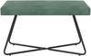 vidaXL Bank Uni Meergrün 80 x 40 x 45 cm Samt 42038340 Bild 5