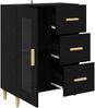 vidaXL Sideboard Schwarz Eichen-Optik 69,5 x 34 x 90 cm Holzwerkstoff 880835 Bild 5