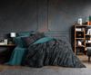 L'Essentiel Maison Bettwäsche Set Relax Petrol Blau, Ranforce, 3 teilig, 100% Baumwolle Ranforce – weich, atmungsaktiv & hautfreundlich Bild 2