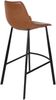 Barhocker FRANKY Kunstleder Vintage braun von DutchBone Bild 3