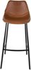 Barhocker FRANKY Kunstleder Vintage braun von DutchBone Bild 2
