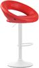 CLP 2er Set Barhocker Olinda Kunstleder höhenverstellbar und drehbar,rot weiß Bild 4