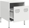 vidaXL Nachttisch Weiß 35x39x43,5 cm Stahl 851254 Bild 4