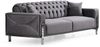 Sitzgruppe/Sofa Set - Wohnzimmergarnitur "Lotus" 3+3+1-Grau Bild 3
