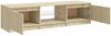 vidaXL TV-Schrank mit LED-Leuchten Sonoma-Eiche 140x40x36 cm 804295 Bild 4