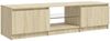 vidaXL TV-Schrank mit LED-Leuchten Sonoma-Eiche 140x40x36 cm 804295 Bild 3