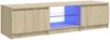 vidaXL TV-Schrank mit LED-Leuchten Sonoma-Eiche 140x40x36 cm 804295 Bild 2