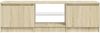 vidaXL TV-Schrank mit LED-Leuchten Sonoma-Eiche 140x40x36 cm 804295 Bild 5