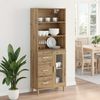 vidaXL Highboard Artisan-Eiche 69,5 x 34 x 180 cm Holzwerkstoff 3415984 Bild 4