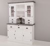 Esszimmer Buffetschrank Landhausstil weiß-anthrazitgrau Bild 3