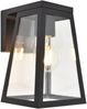 Solar LED Außenwandleuchte FIA Schwarz Aluminium, 14x14cm, Höhe 21cm Bild 2