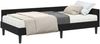 vidaXL Eckbettgestell mit Matratze Sonstiges 2 pcs Schwarz Samt 3393701 Bild 2