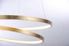 Paul Neuhaus LED-Pendelleuchte, gold, geschwungener Leuchtring, Dimmfunktion, modern, 30W, 4000lm (2472-12) Bild 3