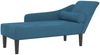 vidaXL Chaiselongue mit Kissen Blau Samt Bild 2
