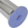 4 x Möbelfuß Sofafuß Sockelfuß Chrom rund 120 mm 242158 Bild 2