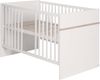 roba Kindermöbelset 'Moritz' 2-teilig - Kinderbett 70 x 140 cm - Wickelkommode schmal - Weiß / Luna Elm Bild 4