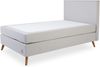 Boxspringbett SANSIBAR POEL LF 120x200 cm silber Box-Spring-Bett Doppelbett Bild 2