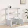 vidaXL Sideboard Weiß 80x30x90 cm Holzwerkstoff 819460 Bild 3