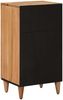 vidaXL Sideboard mit Speicher Natur 40 x 33 x 75 cm Massivholz Mango 4018284 Bild 5
