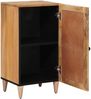 vidaXL Sideboard mit Speicher Natur 40 x 33 x 75 cm Massivholz Mango 4018284 Bild 2