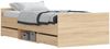 vidaXL Bettgestell mit Kopf- und Fußteil Sonoma-Eiche 90x190 cm 3203812 Bild 3
