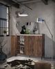 Schuhschrank >GENIO industrial< in Eiche, Holzwerkstoff - 138x110x40cm (BxHxT) Bild 5