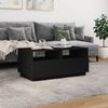 vidaXL Couchtisch mit LED-Leuchten Schwarz 90x49x40 cm 839834 Bild 4