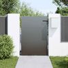 vidaXL Gartentor Schwarz 85 x 125 cm Pulverbeschichteter Stahl 42015880 Bild 3