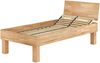 Erst-Holz Einzelbett Buche 100x200 stabil hoch Massivholzbett Seniorenbett inkl. Rollrost 60. 81-10 FV M Bild 2