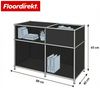 Floordirekt Sideboard Metall Concept Epure MK-030 Metallregal Stauraumfach, 3 Ablagen, B88×T40×H65 cm Bild 2