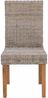 vidaXL Esszimmerstuhl 2 pcs Kubu-Rattan und Massivholz aus Mahagoni 42012420 Bild 5