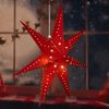 LED Weihnachtsstern, Papier rot, 70 cm REDSTAR Bild 2