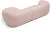 Micadoni Ecksofa Kate 3-Sitzer Rechts Boucle Puderrosa Bild 3