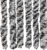 vidaXL Fliegenvorhang Grau, Schwarz und Weiß 100x200 cm Chenille 377336 Bild 5