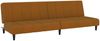 vidaXL Schlafsofa 2-Sitzer Braun Samt 375771 Bild 2