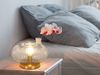 Tischlampe Rauchglas Tischleuchte Retro Messing 30 cm 15469T2 Bild 5