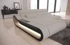 Stoff Ecksofa Concept L Form - Strukturstoff - elfenbein-schwarz - Links Bild 4