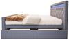 HOME DELUXE Polsterbett VELARA - 180 x 200 cm Dunkelgrau Bild 3
