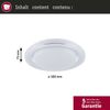 Paulmann 70546 LED Deckenleuchte Rainbow Regenbogeneffekt RGBW 380mm Chrom Weiß Bild 2