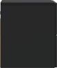 vidaXL Wandmontierter Nachttisch Schwarz 33 x 34,5 x 40 cm 898467 Bild 5