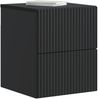 vidaXL Wandmontierter Nachttisch Schwarz 33 x 34,5 x 40 cm 898467 Bild 2