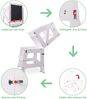 YOLEO Kinderstuhl 2 in 1 Lernturm Kinder Tritthocker mit Sicherheitsstange Bild 3