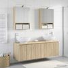 vidaXL Badezimmerschrank-Set 5 pcs Sonoma-Eiche Holzwerkstoff 3406481 Bild 4