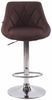 2er Set Barhocker Lazio Stoff, braun Bild 4