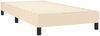 vidaXL Boxspringbett mit Matratze Creme 90x190 cm Stoff 3139862 Bild 4