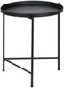 BigBuy Home Beistelltisch 50 x 50 x 58 cm, Schwarz Metall (2 Stück) Bild 1