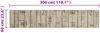 vidaXL Küchenteppich Waschbar Zaun 60x300 cm Samt 4005640 Bild 5
